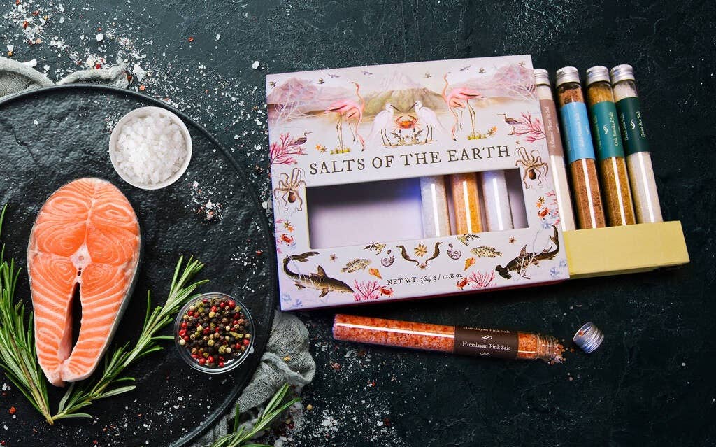 Salts of the Earth | Exotic Salt Collection from Around the Globe | 8-Pack Gift Set