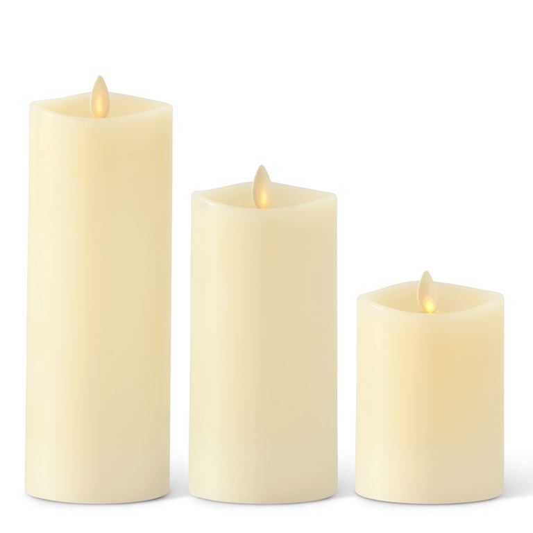 Ivory Luminara Candle