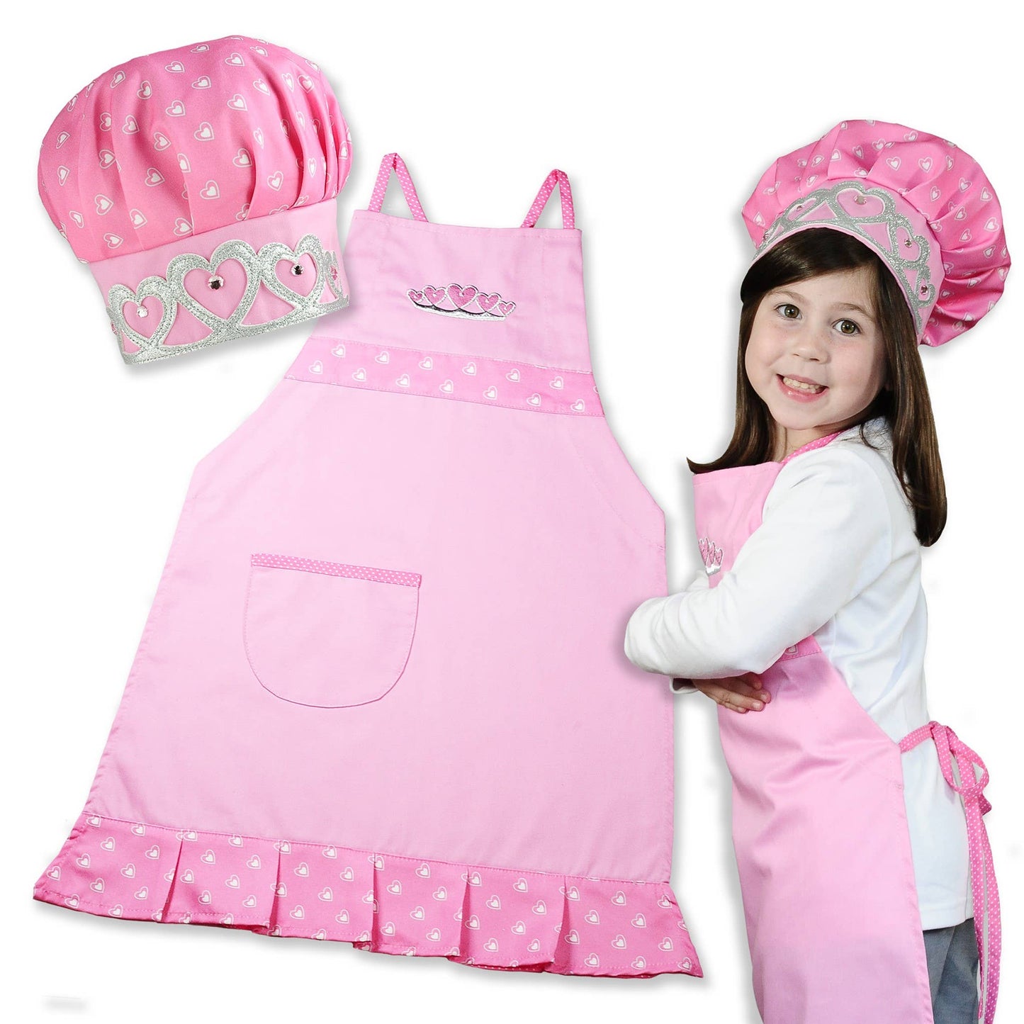 Princess Chef Gift Set w/ Book, Apron, Hat and Cookbook