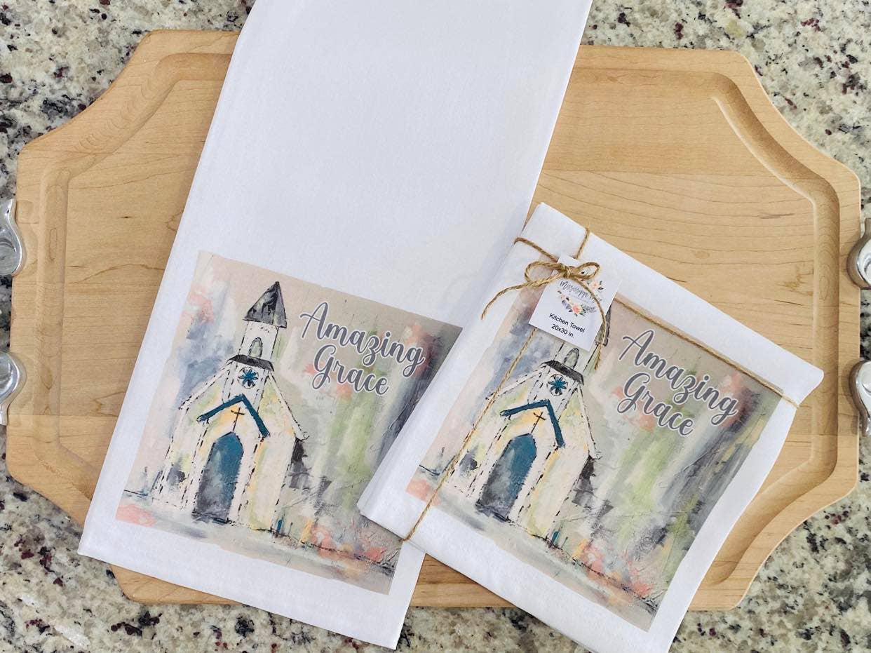 Amazing Grace Kitchen Towel