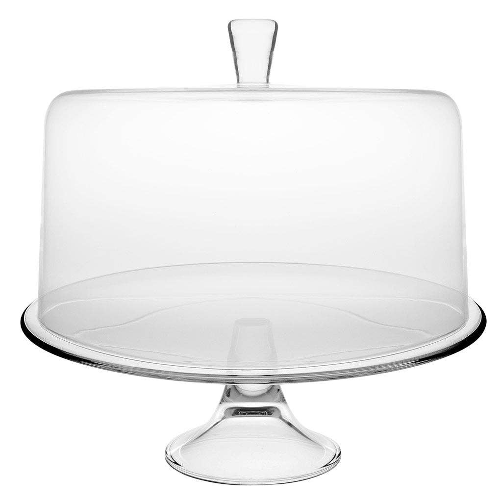 Luminous Cake Stand and Large Dome, 13"D