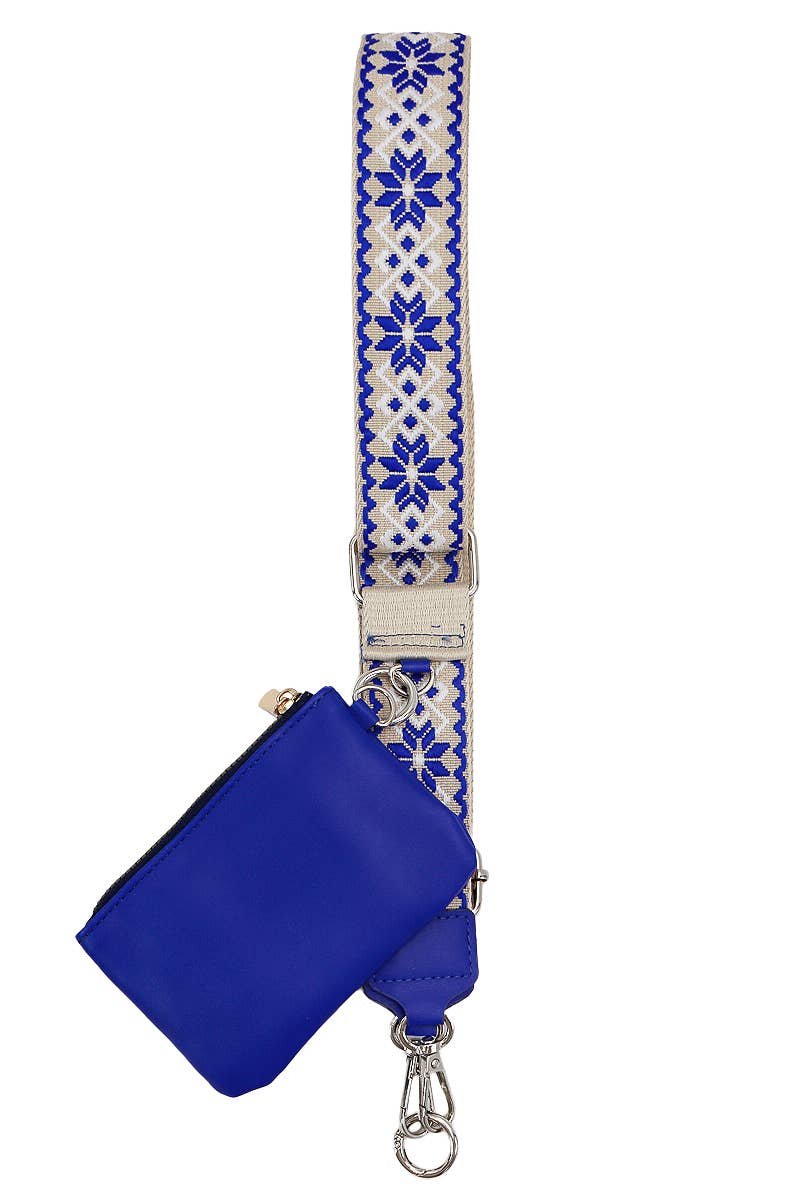 Petite Geometric Finewoven Pochette Cross Belt Bag