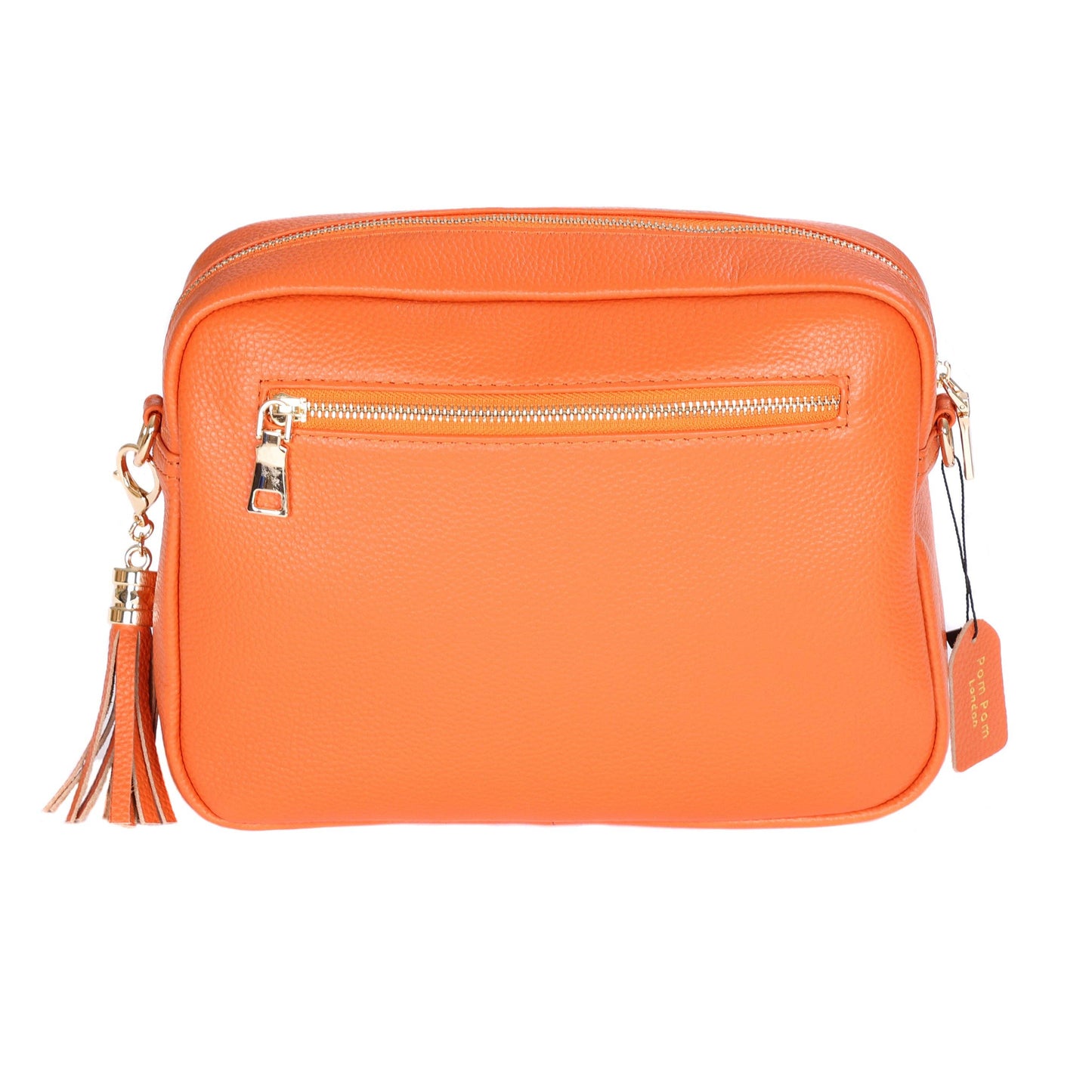 Pom Pom London City Plus Bag Orange & Strap Blue & Orange G