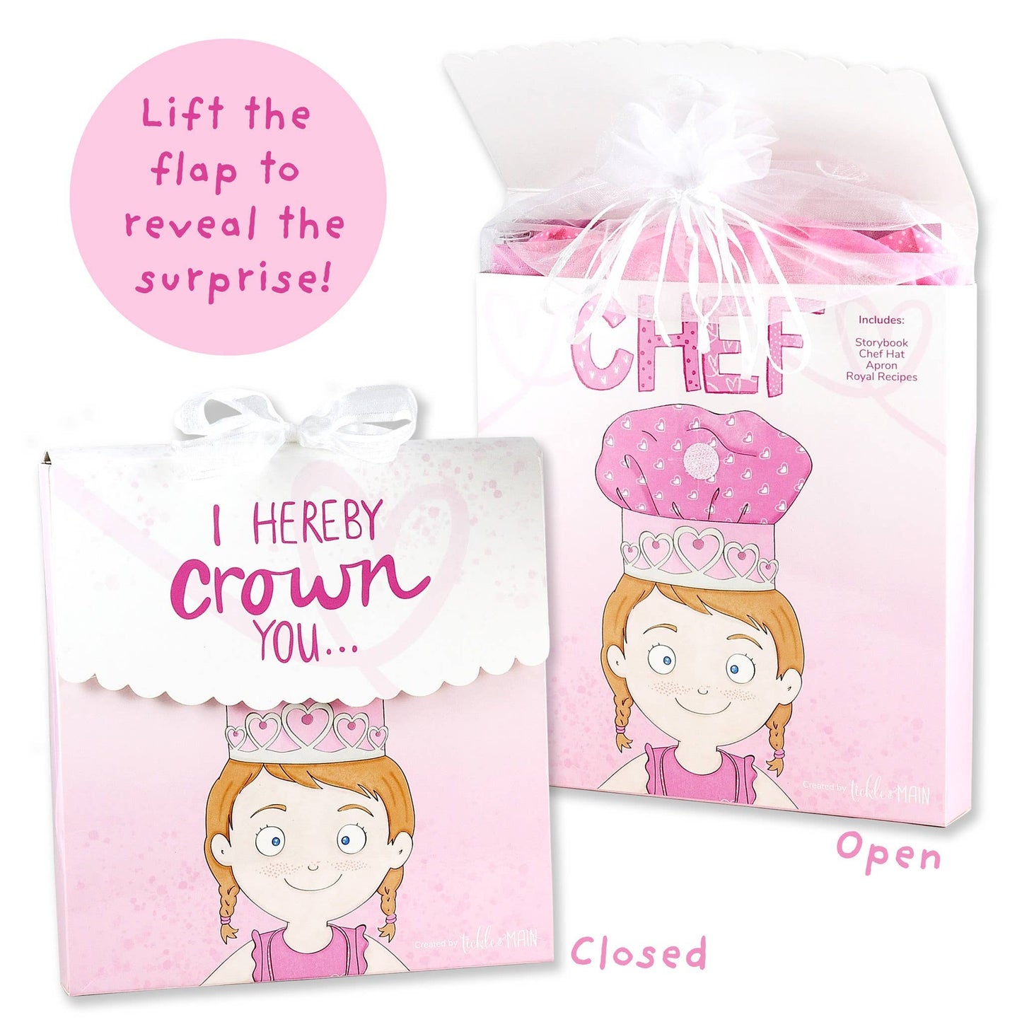 Princess Chef Gift Set w/ Book, Apron, Hat and Cookbook