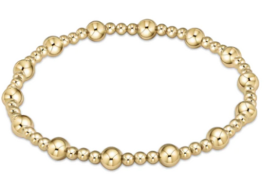 Classic Sincerity Gold Bead Bracelet