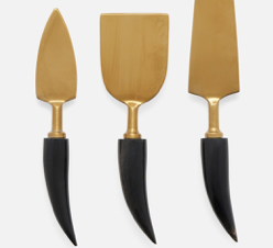 Horn Handle Cheese Knives