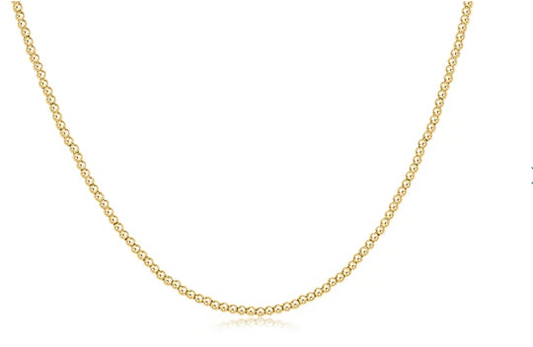 15" Choker Classic Gold 2mmNecklace