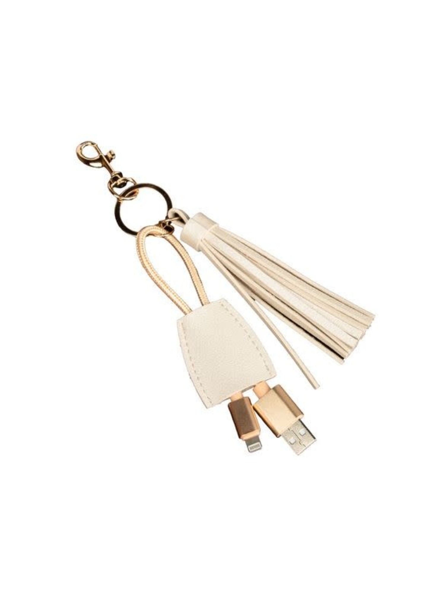 Tassel Keychain w/ USB Cord