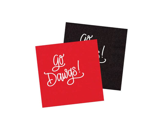 Go Dawgs! | Game Day Cups & Napkins