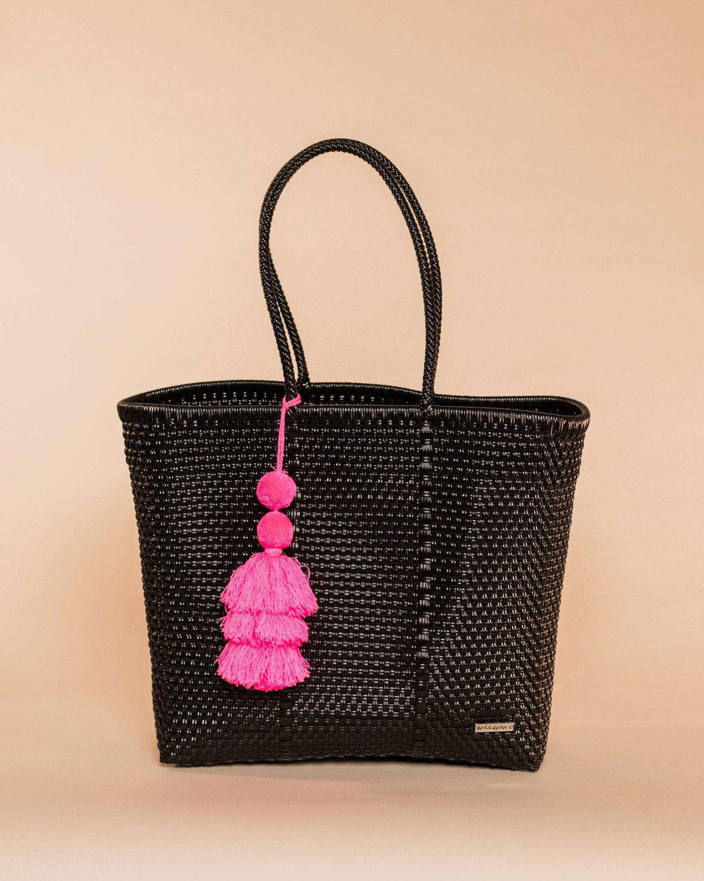 Solid Black Playera Tote