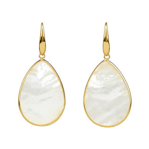 Mother of Pearl Teardrop Earrings