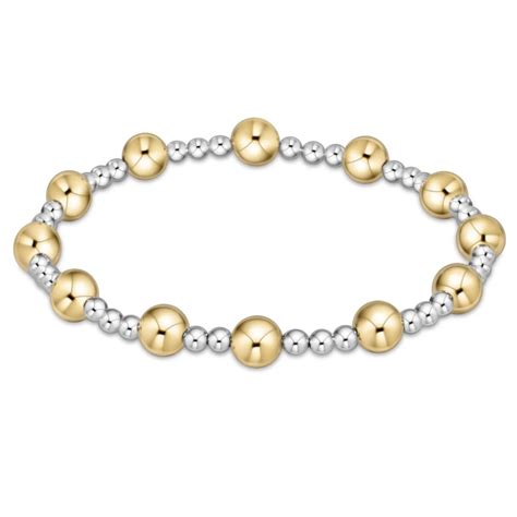 Classic Sincerity Mixed Metal Bracelet