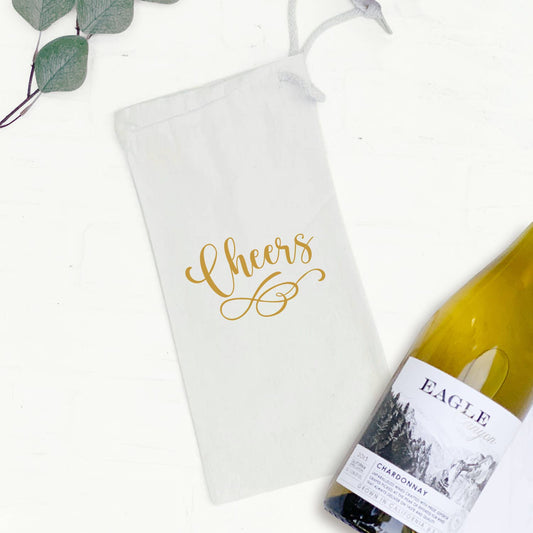 Champagne Cheers Wine Bag