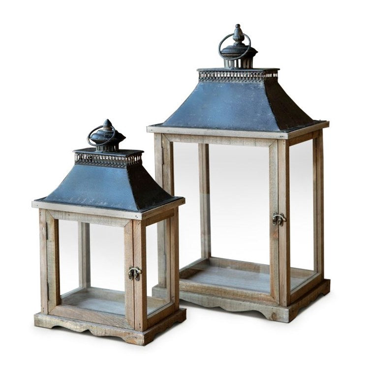 Display Box Lantern (Rectangle), Set of 2