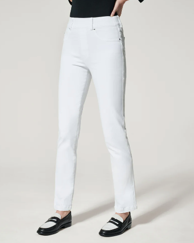 Straight Leg Jeans in White