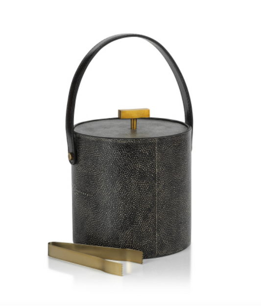 Nika Leather Ice Bucket